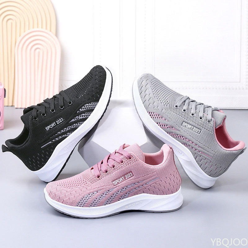 Large Size Spring and Autumn F - Breathable Mesh Athletic Shoes ulasan dan harga