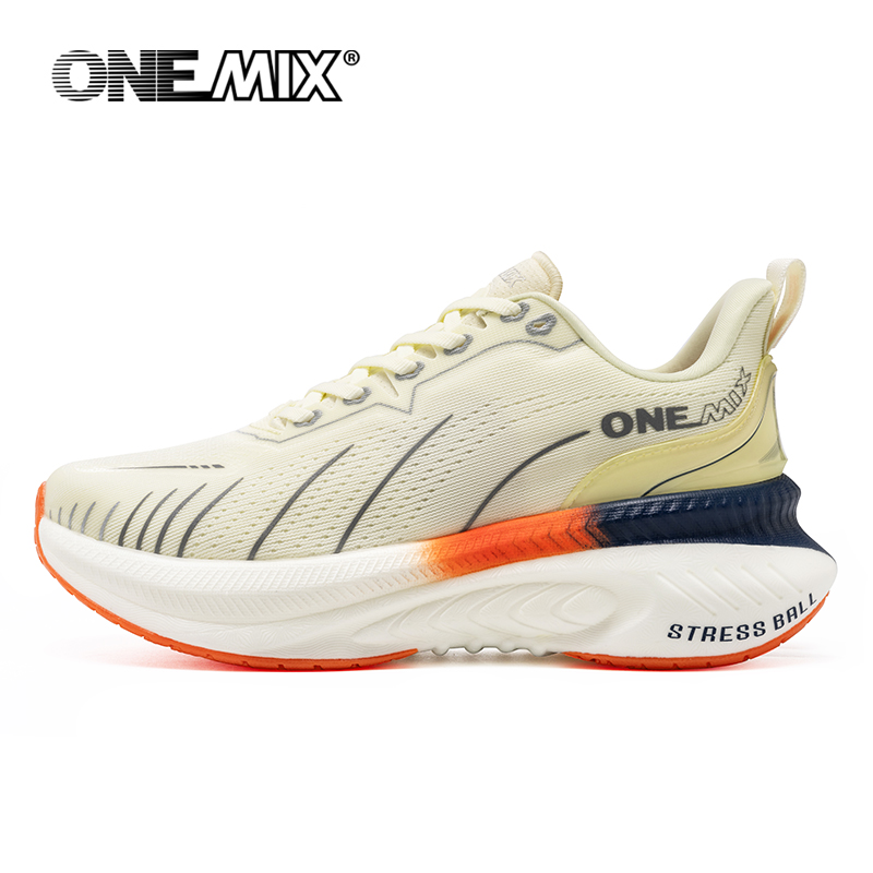 ONEMIX White Road Running Shoe - Reflective Night Running Shoes ulasan dan harga