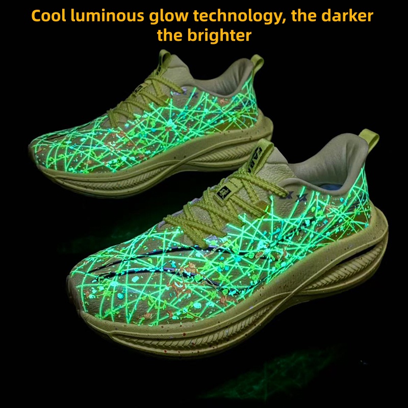 New men's running shoes lumino - Reflective Night Running Shoes ulasan dan harga