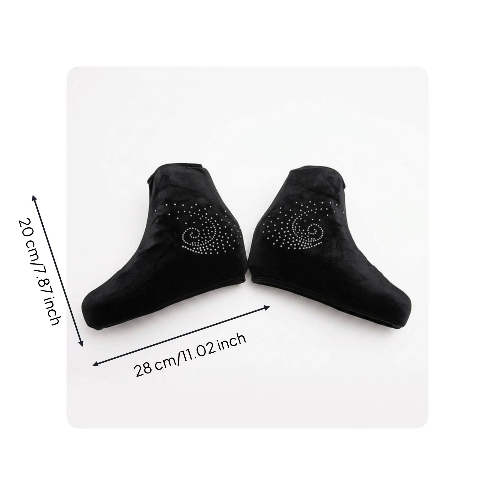 Plush Velvet Ice Skate Covers  - Boots ulasan dan harga