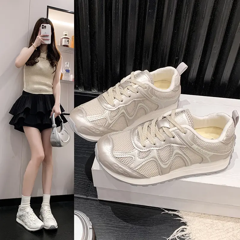 Breathable Mesh Panel Athletic - Breathable Mesh Athletic Shoes ulasan dan harga