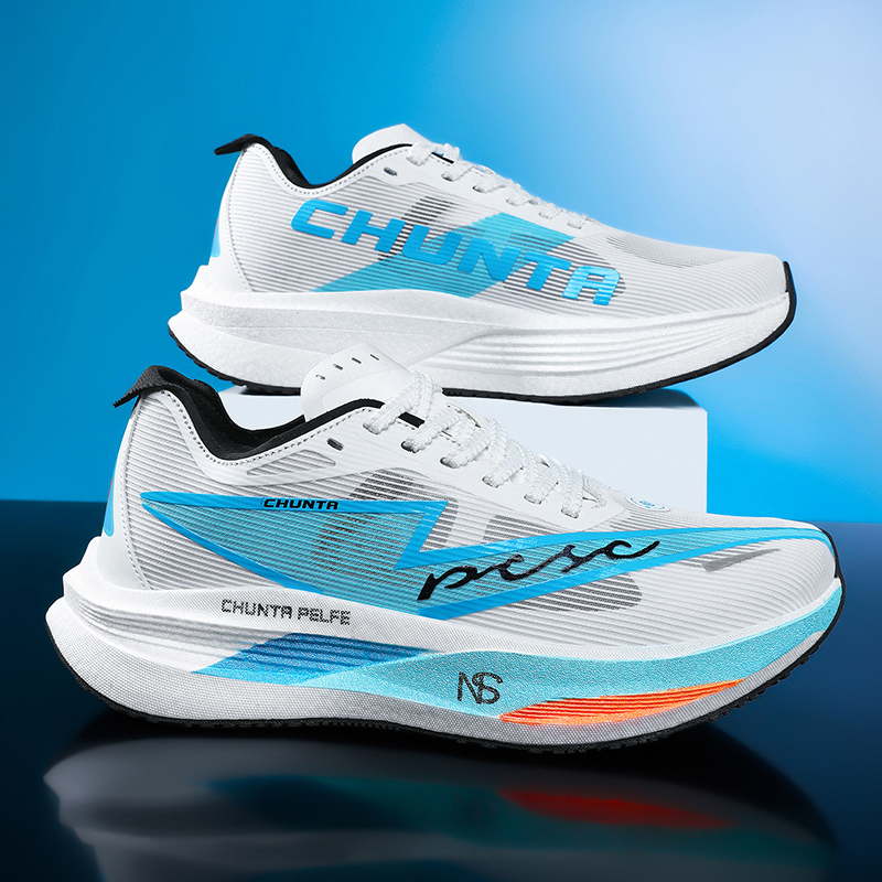 Running Shoes Carbon Board Mar - Breathable Mesh Athletic Shoes ulasan dan harga