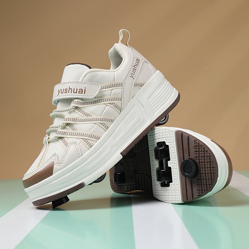 Four-Wheeled Automatic Retract - Running Shoes ulasan dan harga