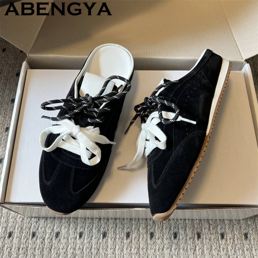 Women's Lace Up Casual Flat Sl - Running Shoes ulasan dan harga