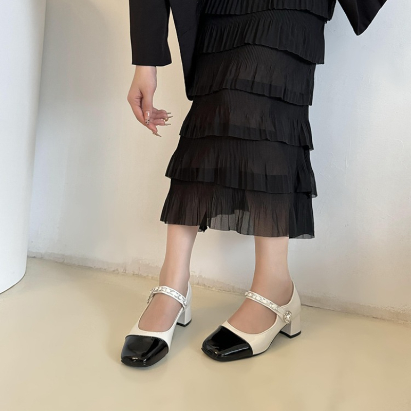 2026 Pearl Clasp Thick-Topped  - Sandals ulasan dan harga