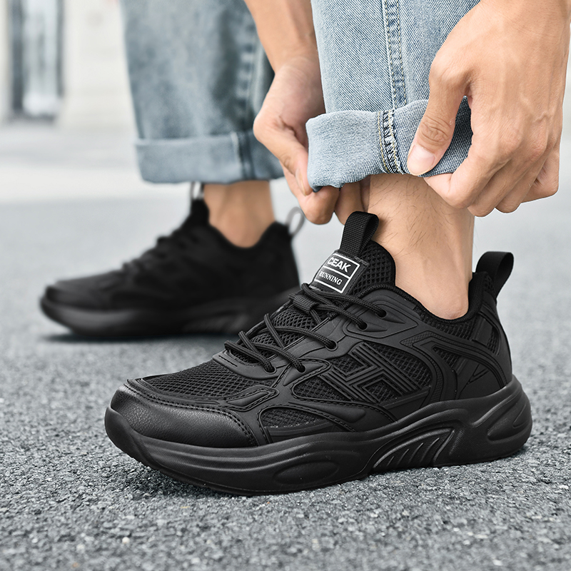 Fashion Men's Shoes Lightweigh - Breathable Mesh Athletic Shoes ulasan dan harga