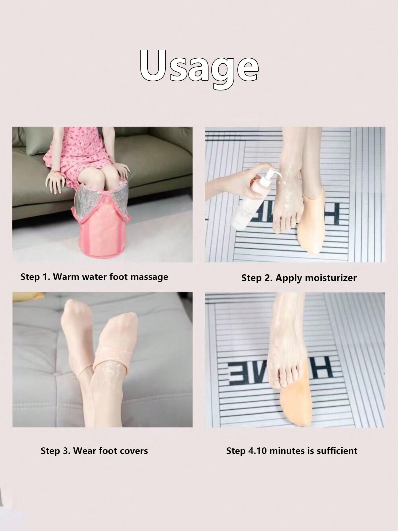 1 Pair Reusable Silicone Moist - Heels ulasan dan harga