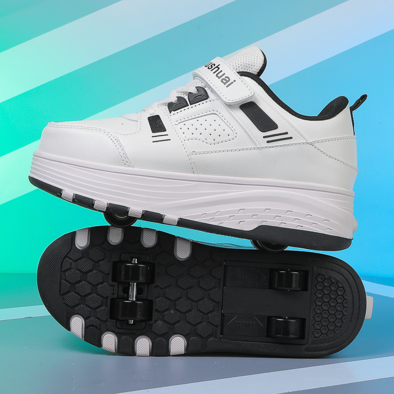 Kids 4‑Wheel Retractable Rolle - Sneakers ulasan dan harga