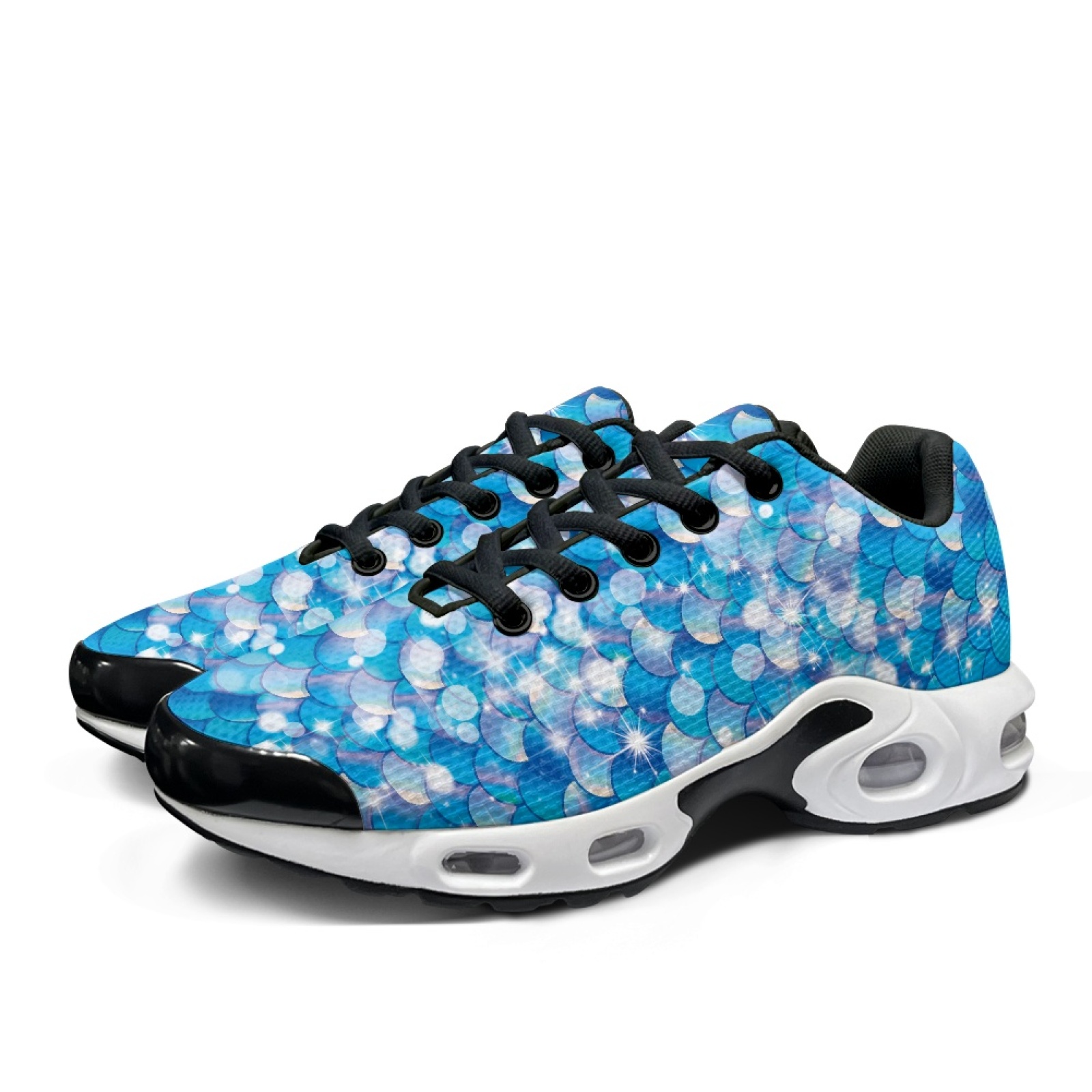 PENSTROLL Mermaid Scale Print  - Air Cushion Jogger Shoes Men ulasan dan harga