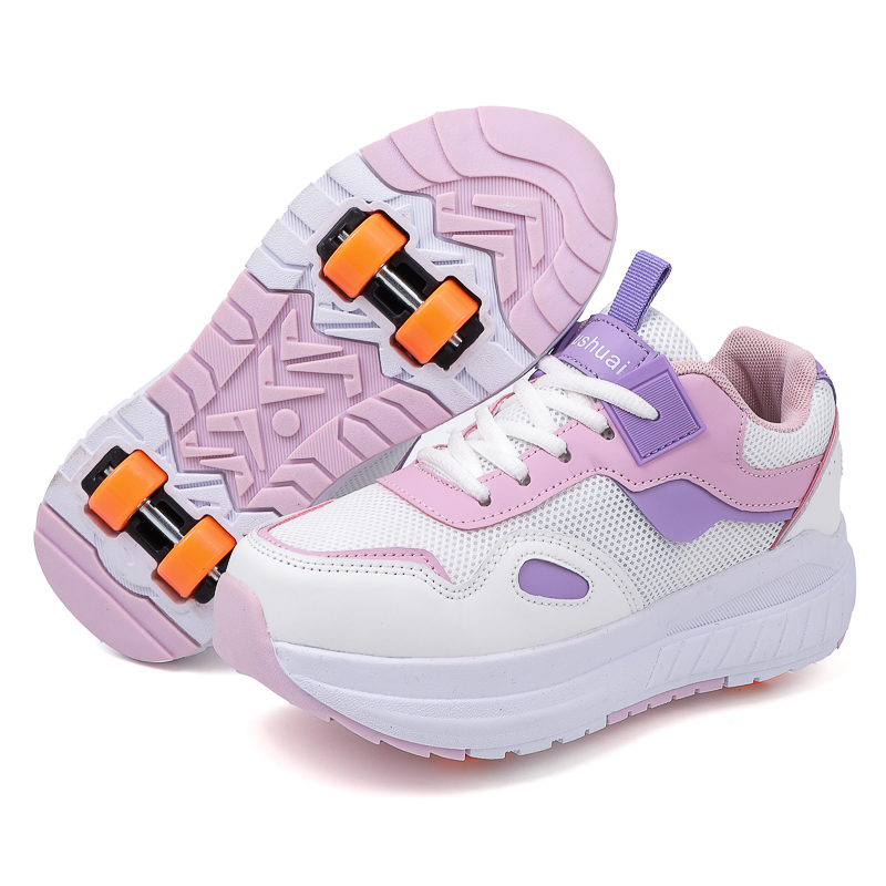 Kids Roller Skates 4 Wheels De - Sneakers ulasan dan harga