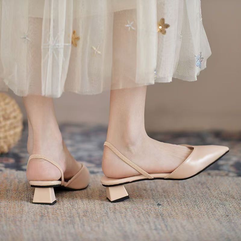 2026 Green Low Heel Strap High - Sandals ulasan dan harga
