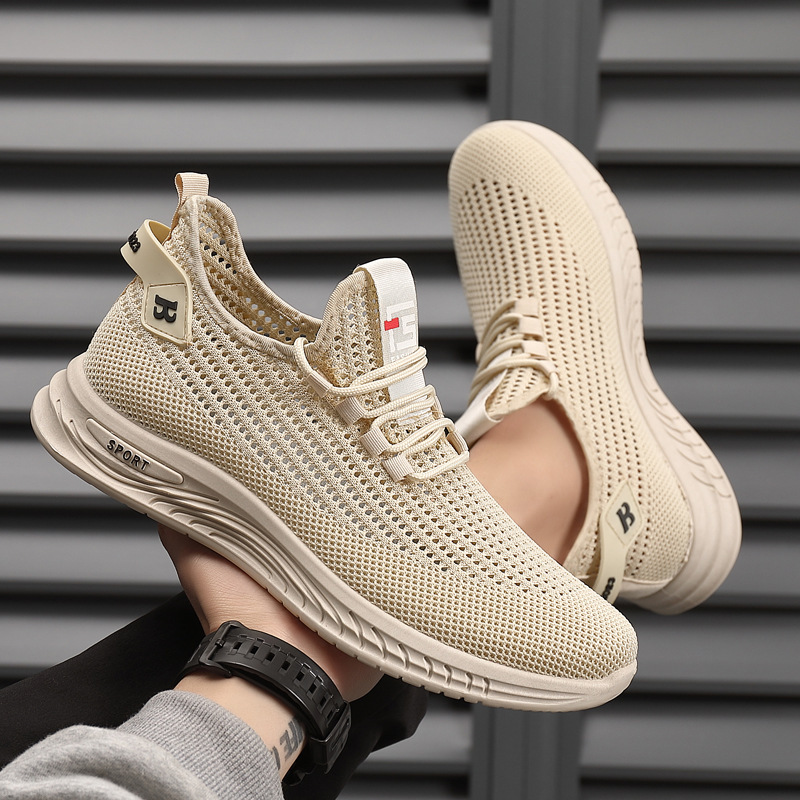 Lightweight Mesh Knit Trainers - Shock Absorbing Gym Trainers ulasan dan harga