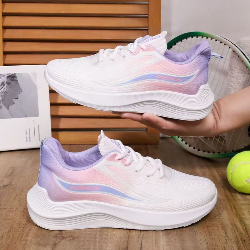 Fashion Women Sneakers Casual  - Shock Absorbing Gym Trainers ulasan dan harga
