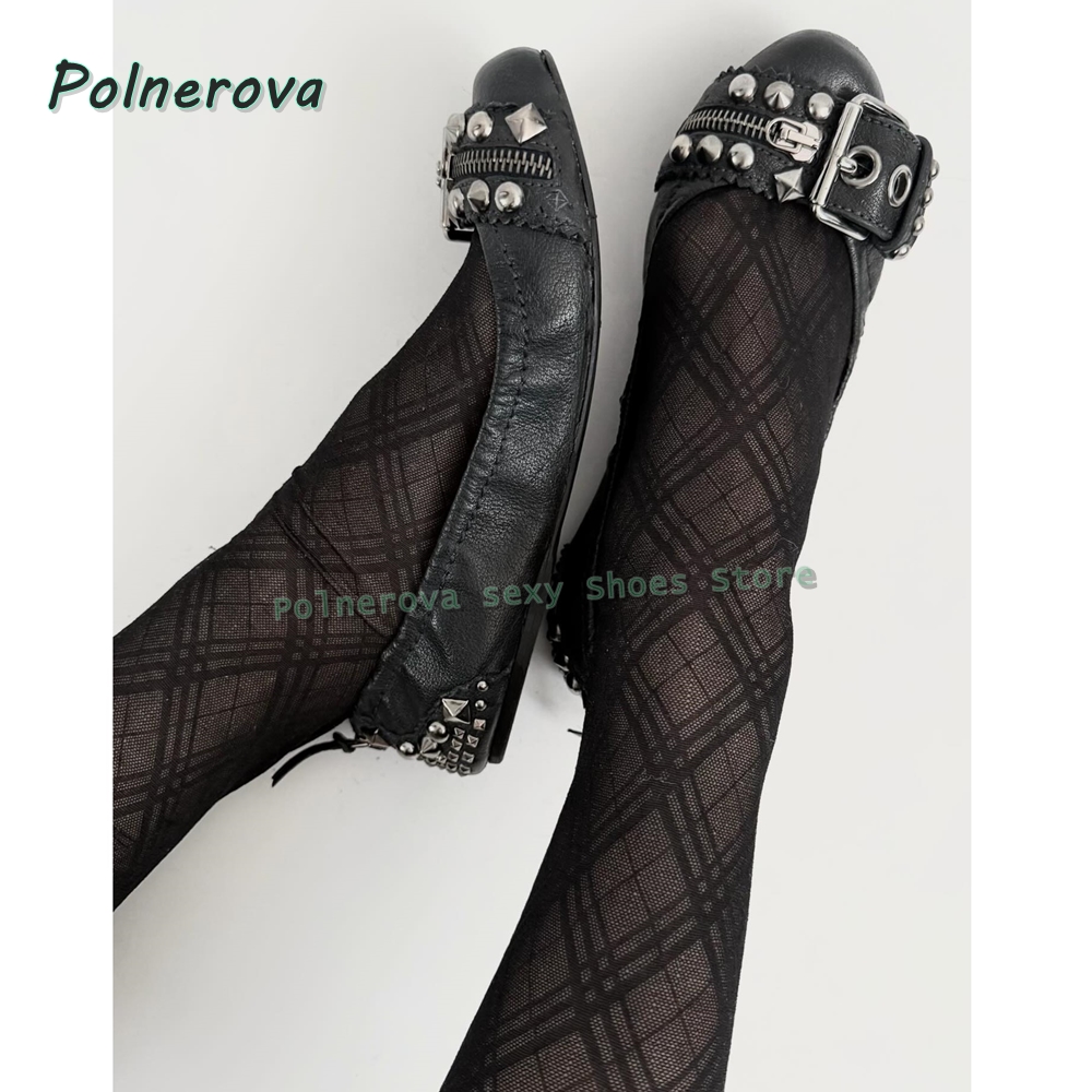 Rivet Belt Buckle Mary Jane Sh - Women'S Shoes ulasan dan harga
