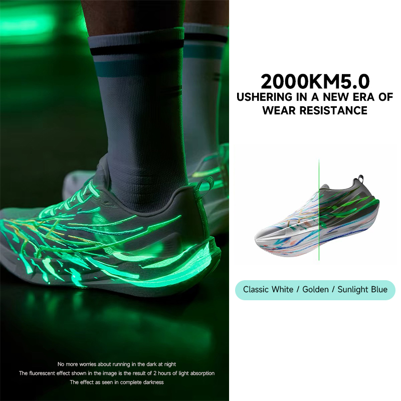 XTEP 2000km 5.0 New Colors Run - Reflective Night Running Shoes ulasan dan harga