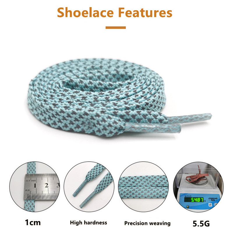 3M Reflective Shoelaces Flat   - Reflective Night Running Shoes ulasan dan harga