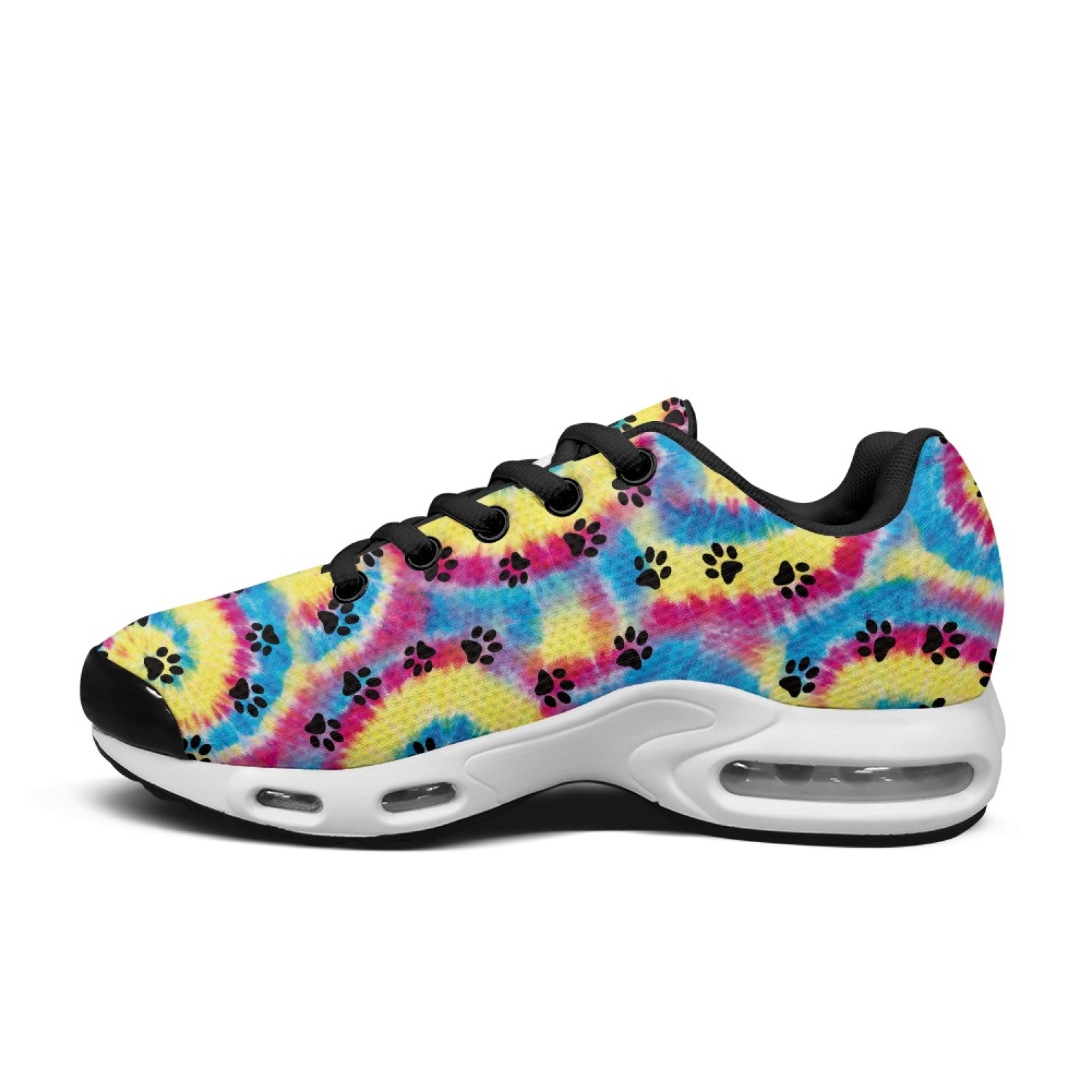 PENSTROLL Tie Dye Paw Print Sh - Air Cushion Jogger Shoes Men ulasan dan harga