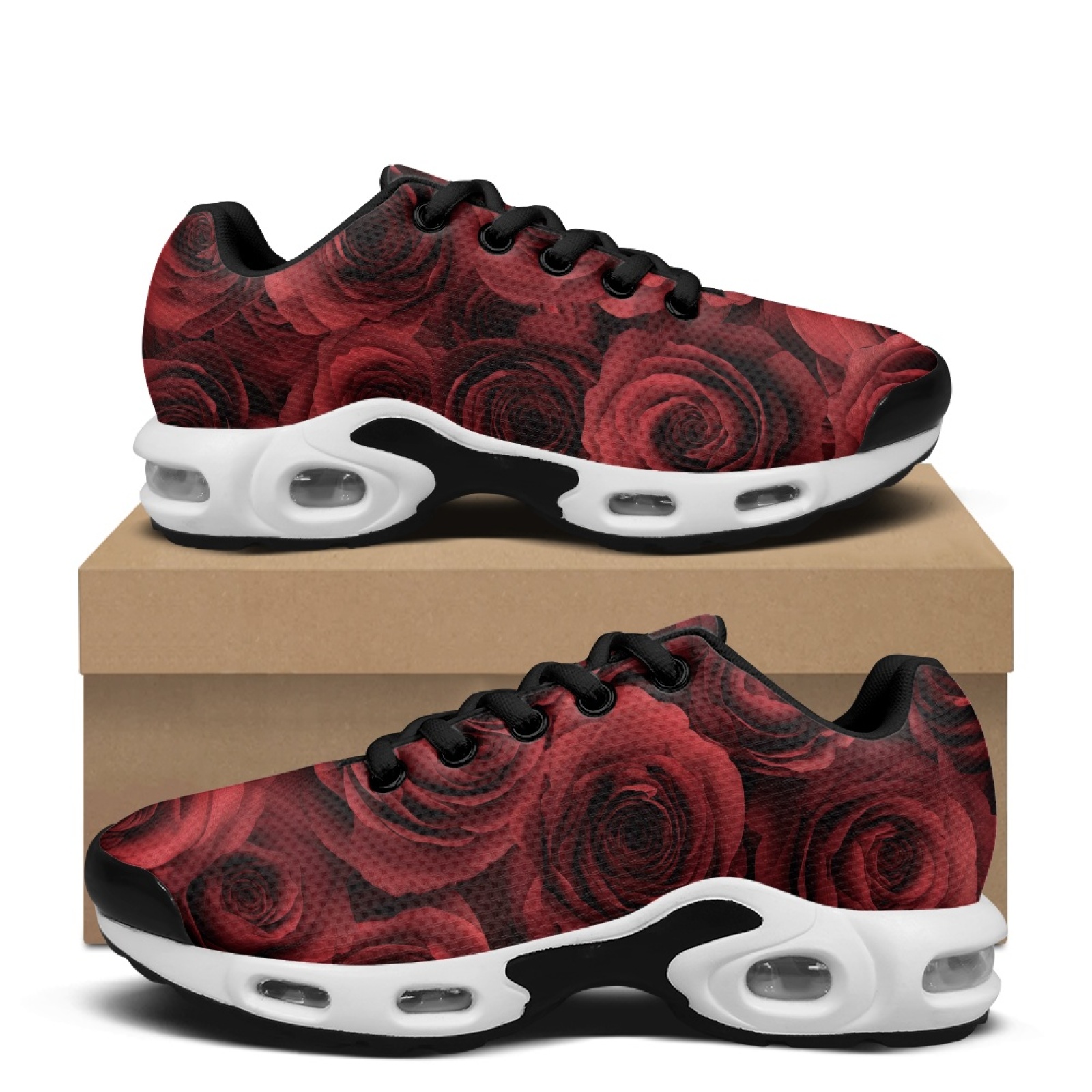 PENSTROLL Full Red Rose Air Cu - Air Cushion Jogger Shoes Men ulasan dan harga
